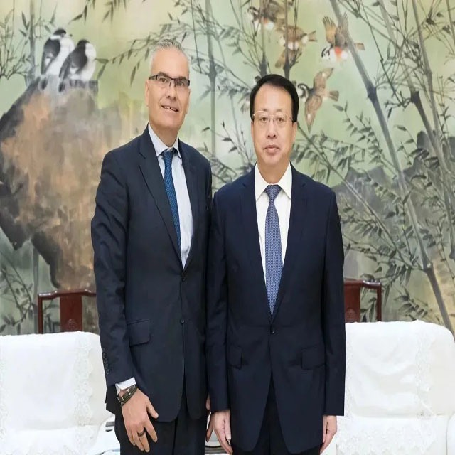 上海市市长龚正会见英国赫力昂公司全球首席执行官麦博睿