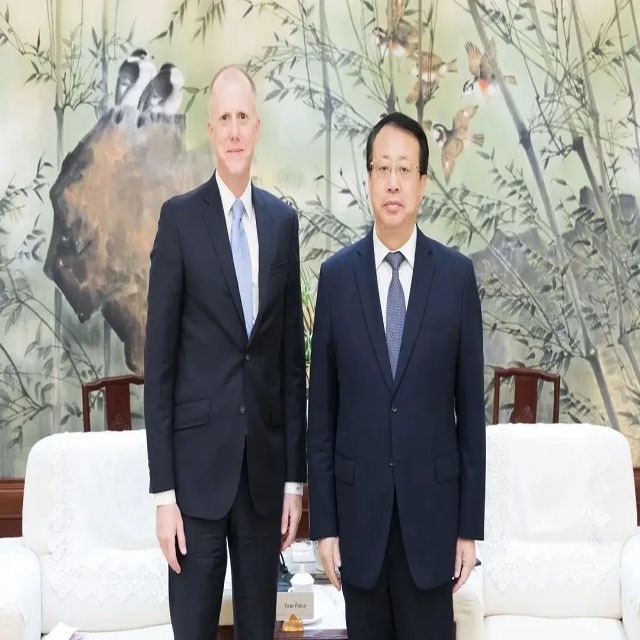 上海市市长龚正会见美国碧迪医疗全球董事会主席、首席执行官兼总裁柏乐